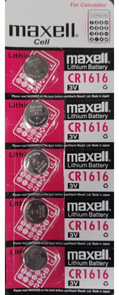 CR 1616 5pc strip